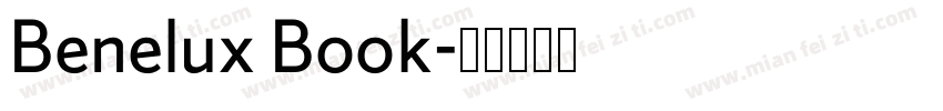 Benelux Book字体转换